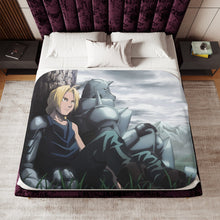 Load image into Gallery viewer, Alphonse Elric Edward Elric Sherpa Blanket