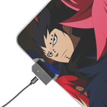 Load image into Gallery viewer, Fairy Tail Natsu Dragneel, Erza Scarlet, Lucy Heartfilia, Happy, Wendy Marvell RGB LED Mouse Pad (Desk Mat)