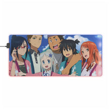 Load image into Gallery viewer, Anohana RGB LED Mouse Pad (Desk Mat)