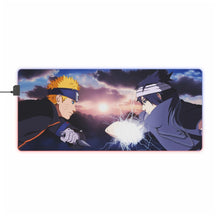 Load image into Gallery viewer, Naruto Vs Sasuke RGB LED Mouse Pad (Desk Mat)