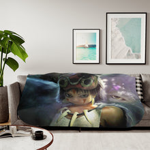 Load image into Gallery viewer, Girl and Her Protector Sherpa Blanket