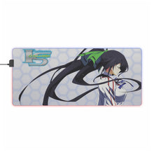 Load image into Gallery viewer, Infinite Stratos Houki Shinonono RGB LED Mouse Pad (Desk Mat)