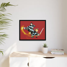 Load image into Gallery viewer, Fire Force Minimalistfor Desktop Canvas Framed Art Print