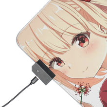 Load image into Gallery viewer, Lycoris Recoil Chisato Nishikigi RGB LED Mouse Pad (Desk Mat)