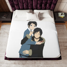 Load image into Gallery viewer, Durarara!! Izaya Orihara Sherpa Blanket