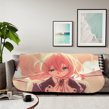 Load image into Gallery viewer, Violet Evergarden Violet Evergarden, Violet Evergarden Sherpa Blanket