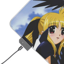 Load image into Gallery viewer, Magical Girl Lyrical Nanoha RGB LED Mouse Pad (Desk Mat)