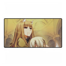 Load image into Gallery viewer, Anime Spice and Wolf Mouse Pad (Desk Mat)