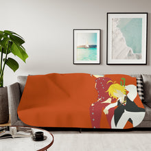 Load image into Gallery viewer, Meliodas and Ban Sherpa Blanket