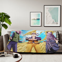Load image into Gallery viewer, Sakura,Naruto and Sasuke (Day version) Sherpa Blanket