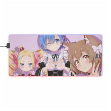 Load image into Gallery viewer, Anime Re:ZERO -Starting Life in Another World- RGB LED Mouse Pad (Desk Mat)