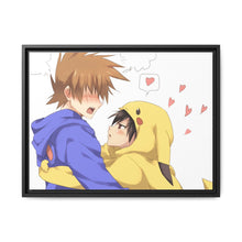 Load image into Gallery viewer, Red X Green Canvas Framed Art Print