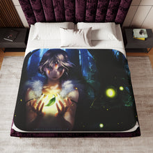 Load image into Gallery viewer, Anime Princess Mononoke Sherpa Blanket