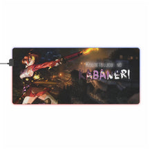 Load image into Gallery viewer, Kabaneri of the Iron Fortress Mumei RGB LED Mouse Pad (Desk Mat)