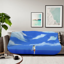 Load image into Gallery viewer, Anime Spirited Away Sherpa Blanket