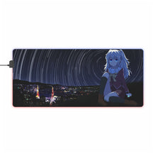 Load image into Gallery viewer, Nao Tomori sitting RGB LED Mouse Pad (Desk Mat)