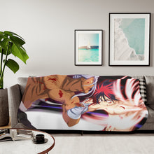 Load image into Gallery viewer, Anime Food Wars: Shokugeki no Soma Sherpa Blanket