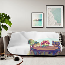 Load image into Gallery viewer, Jotaro Kujo Sherpa Blanket