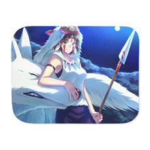 Load image into Gallery viewer, Anime Princess Mononoke Sherpa Blanket