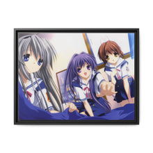 Load image into Gallery viewer, Clannad Nagisa Furukawa, Tomoyo Sakagami, Kyou Fujibayashi Canvas Framed Art Print