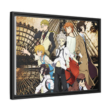 Load image into Gallery viewer, Bungou Stray Dogs Osamu Dazai, Atsushi Nakajima, Ranpo Edogawa, Akiko Yosano, Doppo Kunikida Canvas Framed Art Print