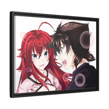 Load image into Gallery viewer, High School DxD Rias Gremory, Issei Hyoudou Canvas Framed Art Print