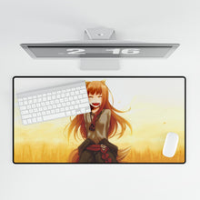 Load image into Gallery viewer, Anime Spice and Wolf Mouse Pad (Desk Mat)