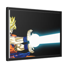 Load image into Gallery viewer, Goku's Kamehameha Wave Canvas Framed Art Print