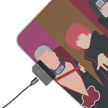 Load image into Gallery viewer, Itachi Uchiha, Obito Uchiha, Yahiko, Pain, Konan, Black Zetsu, Hidan, Sasori, Deidara and Kisame Hoshigaki RGB LED Mouse Pad (Desk Mat)