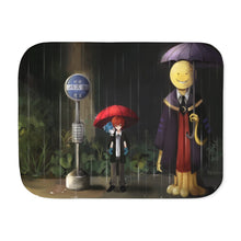 Load image into Gallery viewer, Assassination Classroom Koro-sensei, Karma Akabane, Nagisa Shiota Sherpa Blanket