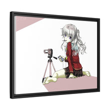 Load image into Gallery viewer, Nao Tomori With her camera Canvas Framed Art Print