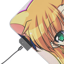 Load image into Gallery viewer, Magical Girl Lyrical Nanoha RGB LED Mouse Pad (Desk Mat)