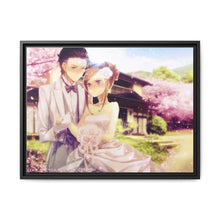 Load image into Gallery viewer, Okabe and Kurisu Wedding Canvas Framed Art Print