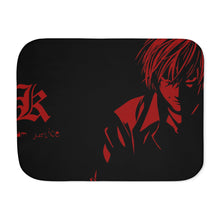 Load image into Gallery viewer, Light Yagami 8k Sherpa Blanket