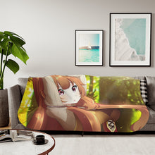 Load image into Gallery viewer, Raphtalia in The Morning Sherpa Blanket