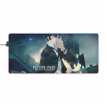 Load image into Gallery viewer, Shinya Kogami smoking RGB LED Mouse Pad (Desk Mat)