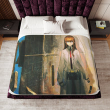Load image into Gallery viewer, Makise Kurisu Sherpa Blanket