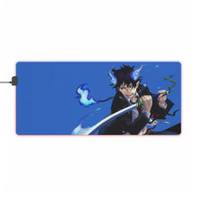 Load image into Gallery viewer, Blue Exorcist Rin Okumura RGB LED Mouse Pad (Desk Mat)