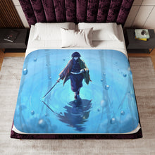 Load image into Gallery viewer, Giyuu Tomioka Sherpa Blanket