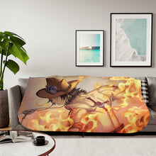 Load image into Gallery viewer, Portgas D. Ace Sherpa Blanket