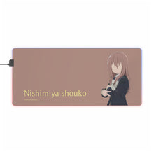 Load image into Gallery viewer, Koe No Katachi RGB LED Mouse Pad (Desk Mat)