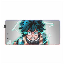 Load image into Gallery viewer, My Hero Academia Izuku Midoriya RGB LED Mouse Pad (Desk Mat)
