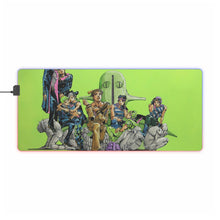 Load image into Gallery viewer, JoJo's Bizarre Adventure: Part 1-8 RGB LED Mouse Pad (Desk Mat)