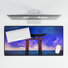 Load image into Gallery viewer, A Torii Gate in the Japanese Sea Mouse Pad (Desk Mat)