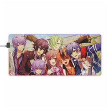 Load image into Gallery viewer, Glass Heart Princess RGB LED Mouse Pad (Desk Mat)