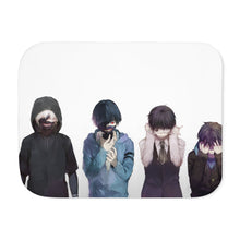 Load image into Gallery viewer, Ken Kaneki Transformation Sherpa Blanket