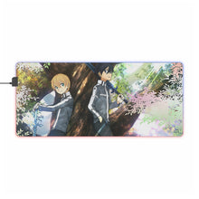 Load image into Gallery viewer, Eugeo and kirito RGB LED Mouse Pad (Desk Mat)