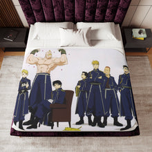 Load image into Gallery viewer, Anime FullMetal Alchemist Sherpa Blanket