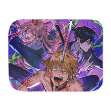 Load image into Gallery viewer, Anime Chainsaw Man Sherpa Blanket