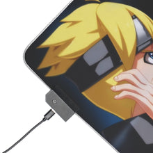 Load image into Gallery viewer, Boruto and Himawari RGB LED Mouse Pad (Desk Mat)
